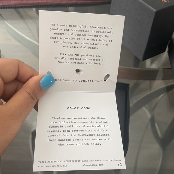 alex and ani swarovski sapphire crystal - Picture 8 of 10